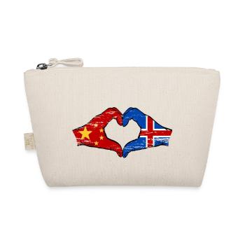 Aiguilles drapeau de l’île de Chine en forme de coeur utilisé - Trousse biologique - nature - Devant