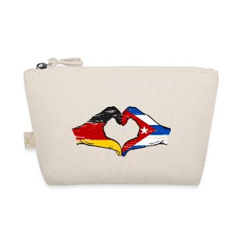 Allemagne Cuba Drapeau Mains Coeur Forme Utilisé - Trousse biologique - nature - Devant