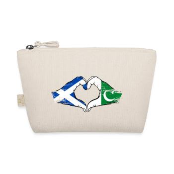Écosse Pakistan drapeau mains forme de coeur utilisé - Trousse biologique - nature - Devant