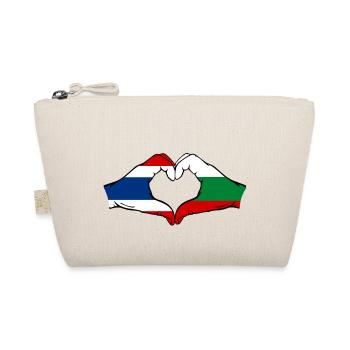 Thaïlande, Bulgarie, Drapeau, Aiguilles, Coeur - Trousse biologique - nature - Devant