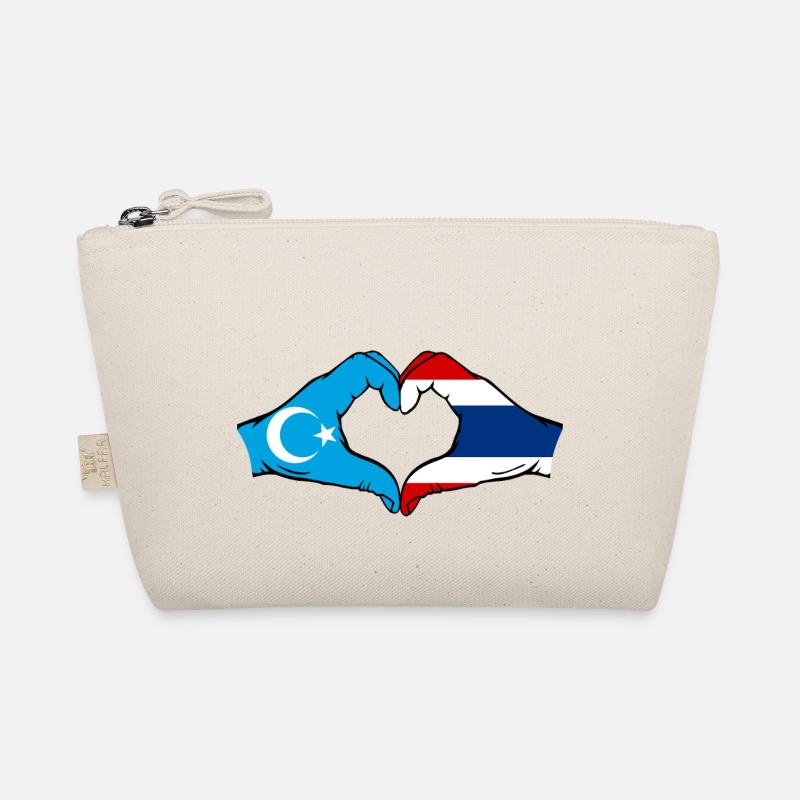 Ouïghour, Drapeau de la Thaïlande, Mains, Forme de coeur Trousse biologique