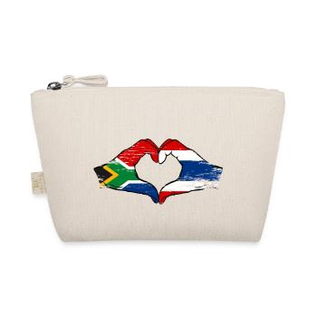 Afrique du Sud Drapeau Thaïlande Mains Coeur Utilisé - Trousse biologique - nature - Devant