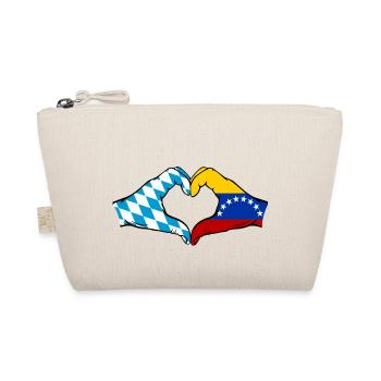 Bavière, Venezuela, drapeau, mains, forme de coeur - Trousse biologique - nature - Devant