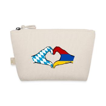 Bavière, Arménie, Drapeau, Mains, Coeur - Trousse biologique - nature - Devant