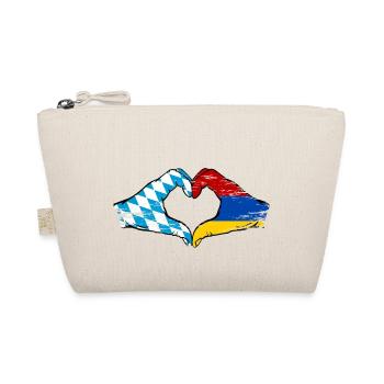 Bavière, Arménie, Drapeau, Mains, Coeur - Trousse biologique - nature - Devant
