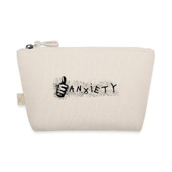 Anxiety Thumbs Up Ironisches Mental Health Design - Bio-Täschchen - Natur - Vorne