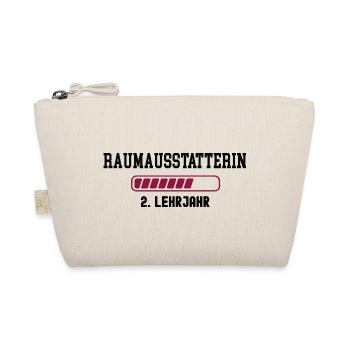 Ausbildung Raumausstatterin 2. Lehrjahr Dekorateur - Bio-Täschchen - Natur - Vorne