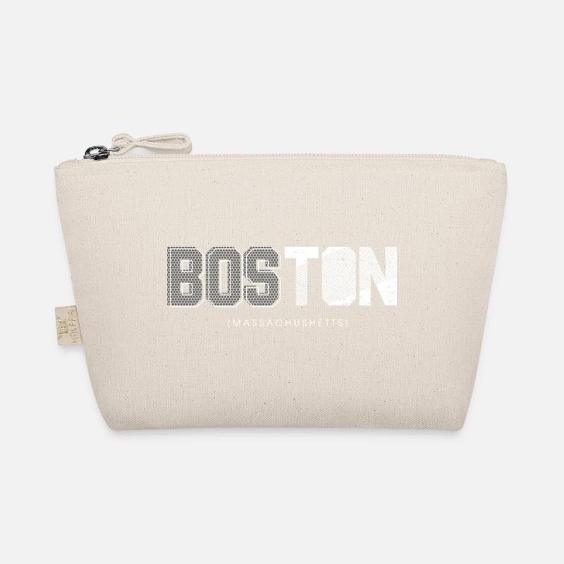 Boston Skyline Silhouette-Design Bio-Täschchen