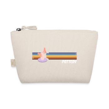 Keramikliebhaber Retro Stil Pottery - Bio-Täschchen - Natur - Vorne