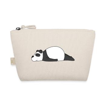 Lazy Panda DIY Costume – Cute Sleeping Panda Outfi - Organic Pouch - nature - Front