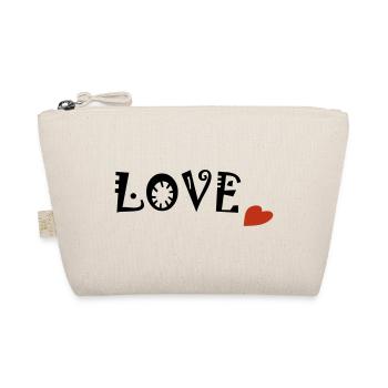 LOVE - Bio-Täschchen - Natur - Vorne