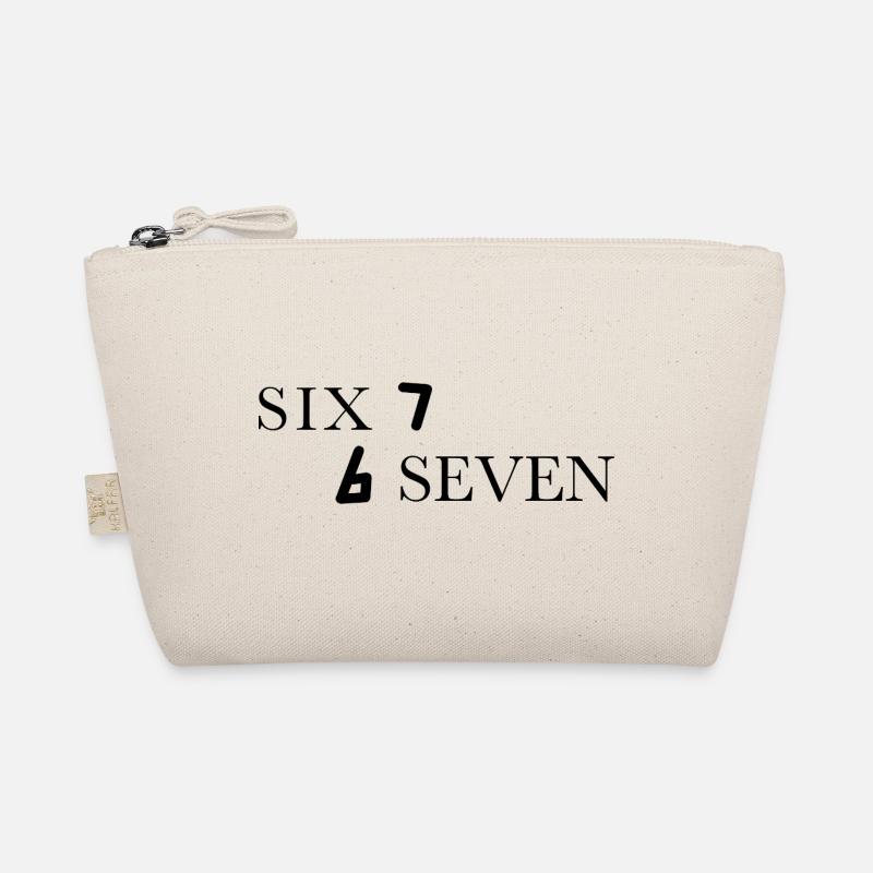 Six Seven 67 Meme Sechs Sieben - Bio-Täschchen - Natur