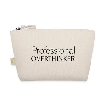 PROFESSIONAL OVERTHINKER Minimalist - Bio-Täschchen - Natur - Vorne