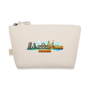 Madrid Skyline City - Organic Pouch - nature - Front