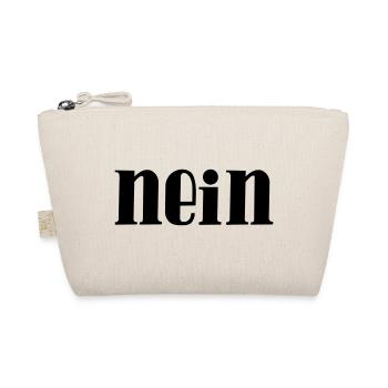 no - Lettering Typo - Organic Pouch - nature - Front