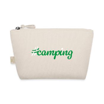 Camping Hashtag Camper Van Life Campingplatz Fan - Bio-Täschchen - Natur - Vorne