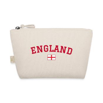 England Flag Design Red - Organic Pouch - nature - Front