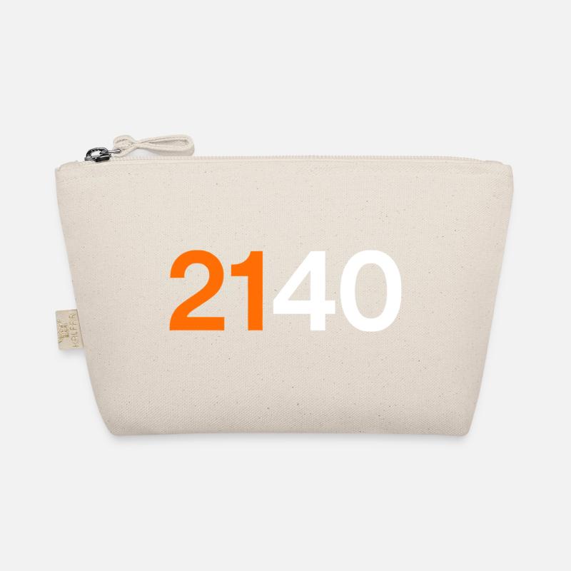 Bitcoin 2140 Fixed Supply Typography Organic Pouch