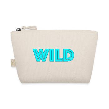 Wild Neon Lettering - Organic Pouch - nature - Front