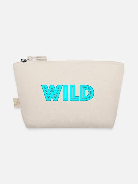 Wild Neon Schriftzug - Bio-Täschchen - Natur