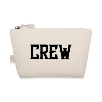crew_schrift - Bio-Täschchen - Natur - Vorne