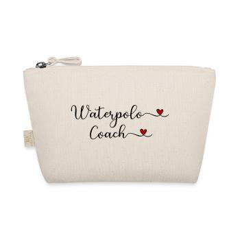 Waterpolo Coach with a Heart Design - Organic Pouch - nature - Front