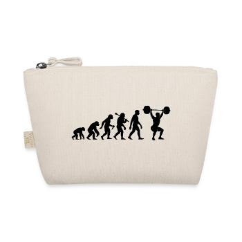 Fitness Gewichtheben Evolution Für Kraftsportler - Bio-Täschchen - Natur - Vorne