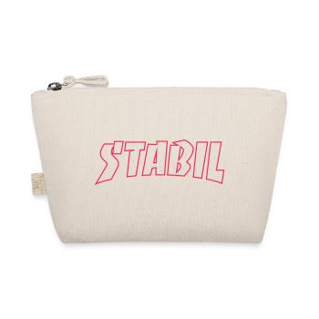 STABIL - SKATE OUTLINE - Bio-Täschchen - Natur - Vorne
