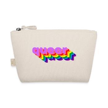 3D-queer - Bio-Täschchen - Natur - Vorne