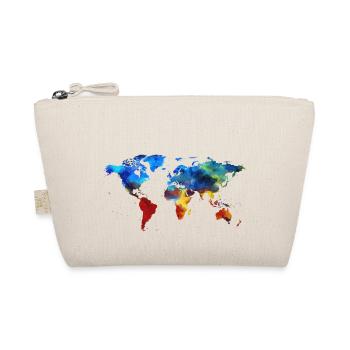 Carte du monde peinte - Trousse biologique - nature - Devant