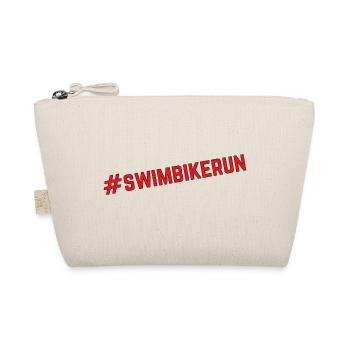 SWIM BIKE RUN! - Organic Pouch - nature - Front