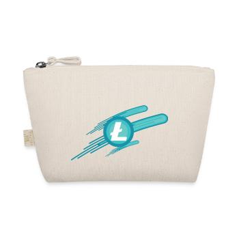 Litecoin TO THE MOON! - Organic Pouch - nature - Front