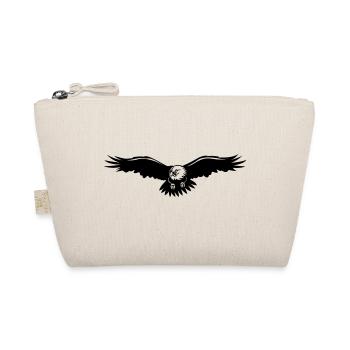 Adler de - Bio-Täschchen - Natur - Vorne
