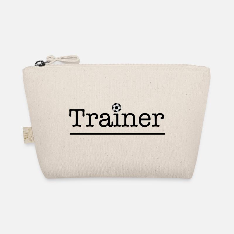 Fußball Trainer - Bio-Täschchen - Natur