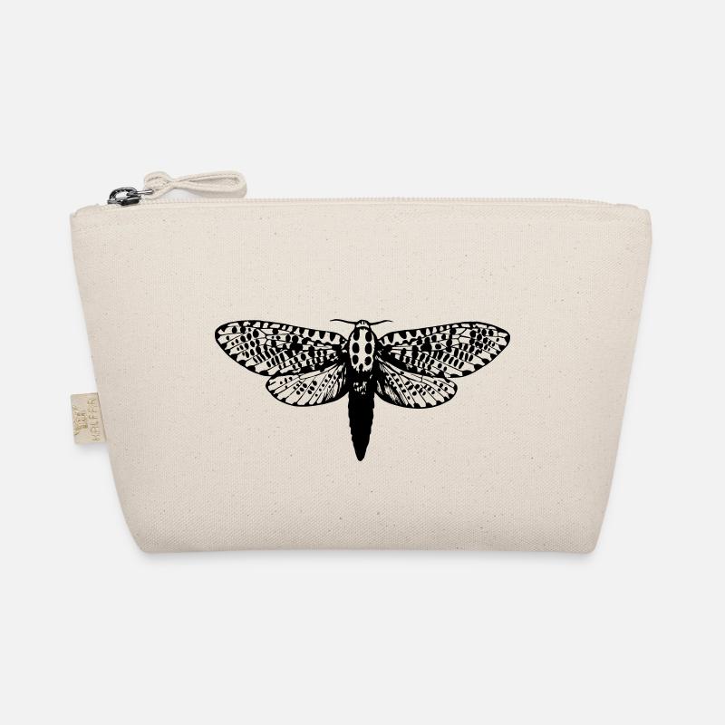 Moth drawing Organic Pouch