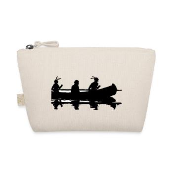Canoë l’Indien Silhouette Idée cadeau Amérique - Trousse biologique - nature - Devant
