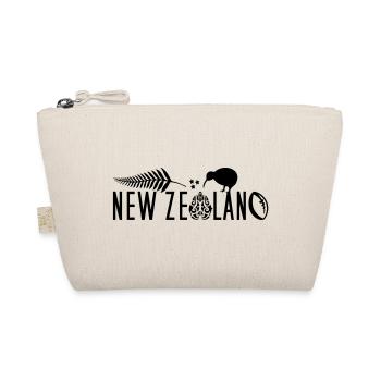 New Zealand Kiwi Sailing Rugby Maori - Organic Pouch - nature - Front
