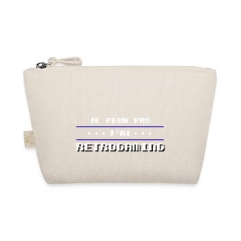 Je peux pas j'ai retrogaming - Trousse biologique - nature - Devant