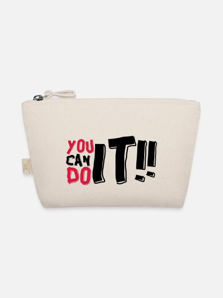 YOU CAN DO IT - Organic Pouch - nature - Front