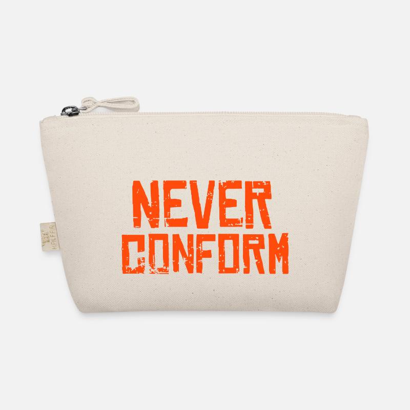 Never Conform - Keine Konformität! Bio-Täschchen
