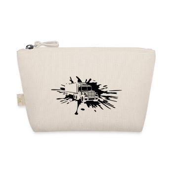 drop blob color graffiti spray truck truck load - Organic Pouch - nature - Front