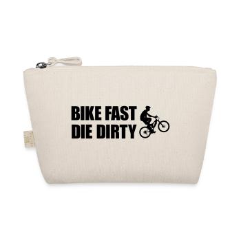 Bike almost the dirty - Organic Pouch - nature - Front
