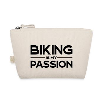 Biking is my passion - Organic Pouch - nature - Front