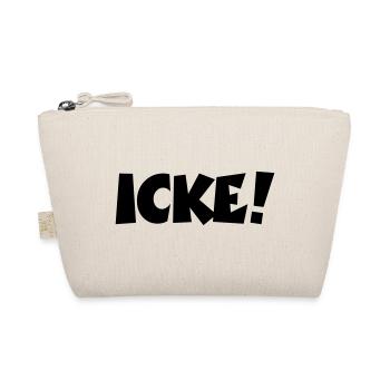 Lustige Berlinsprüche: ICKE! - Bio-Täschchen - Natur - Vorne