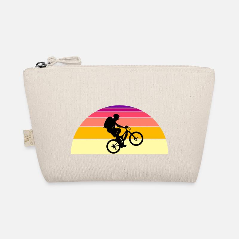 Bikers at sunset Organic Pouch