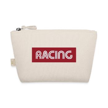 racing symbol label logo icon graphic motorsport - Organic Pouch - nature - Front