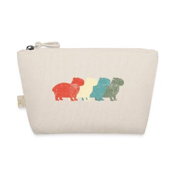 Capybara Rétro Vintage - Trousse biologique - nature - Devant