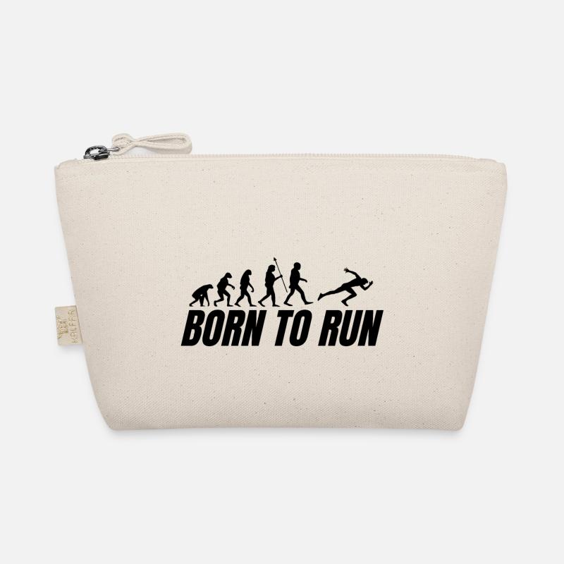 Evolution Born to Run Running Race Sprint Sport Organic Pouch