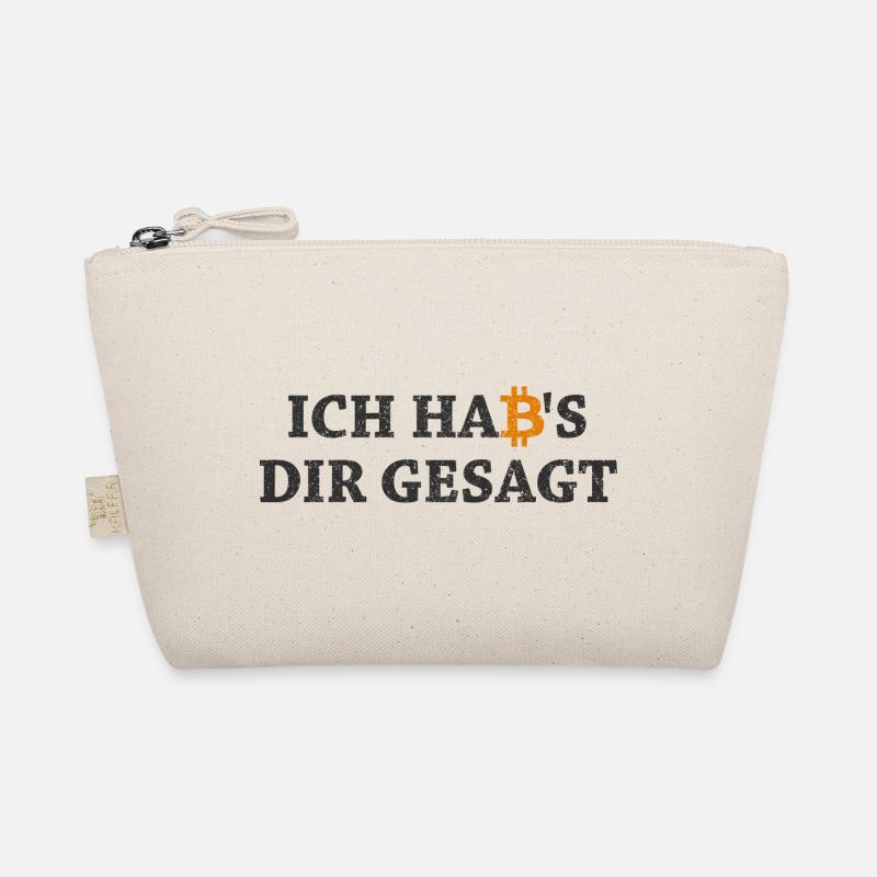 Bitcoin Habs Dir Gesagt Blockchain Krypto Geschenk Bio-Täschchen