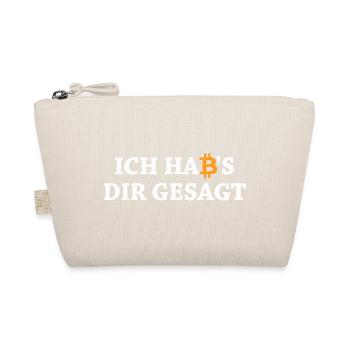 Bitcoin Habs Dir Gesagt Blockchain Krypto Geschenk - Bio-Täschchen - Natur - Vorne